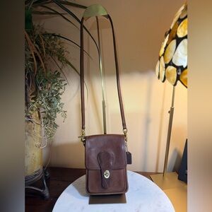 COACH vtg NYC SHOULDER POUCH small 5120🔥beaut